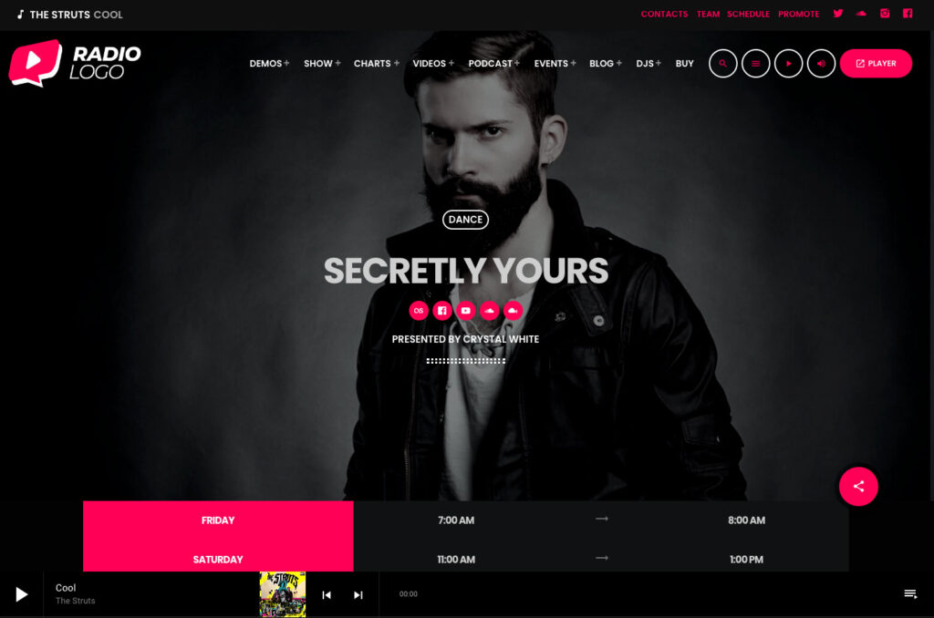 radio show image wordpress featured